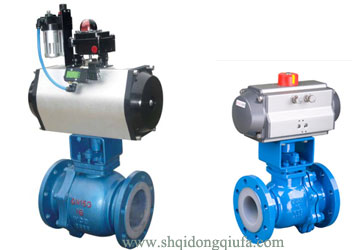 Q641F46氣動(dòng)襯氟球閥